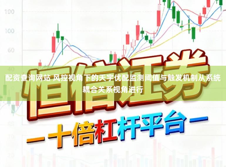 配资查询网站 风控视角下的天宇优配监测阈值与触发机制从系统耦合关系视角进行