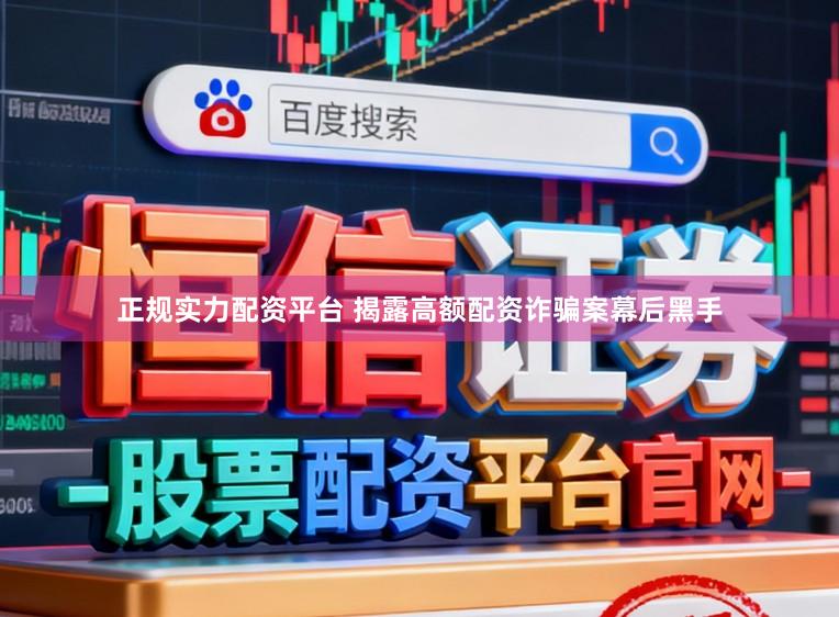 正规实力配资平台 揭露高额配资诈骗案幕后黑手