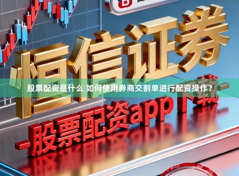 股票配资是什么 如何使用券商交割单进行配资操作？